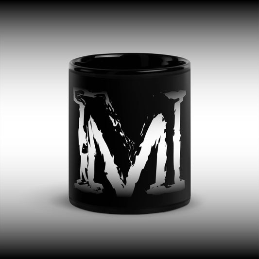 Mr. Mindbender "M" Icon - 11 oz. Black Glossy Mug