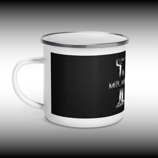 Mr. Mindbender - 12 oz. White Enamel Mug