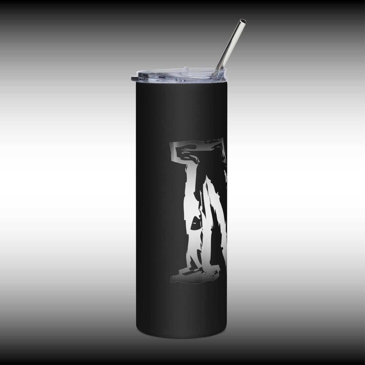 Mr. Mindbender "M" Icon - 20 oz. Black Stainless Steel Tumbler
