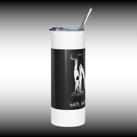Mr. Mindbender - 20 oz. White Stainless Steel Tumbler