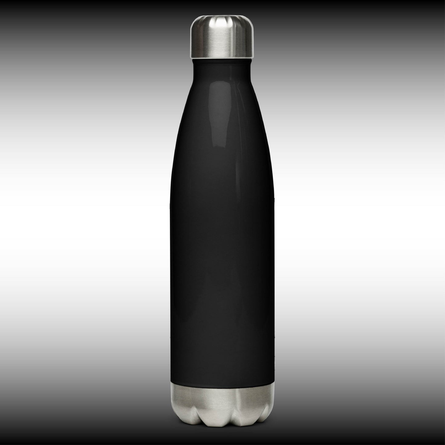 Mr. Mindbender - 17 oz. Black Stainless Steel Water Bottle